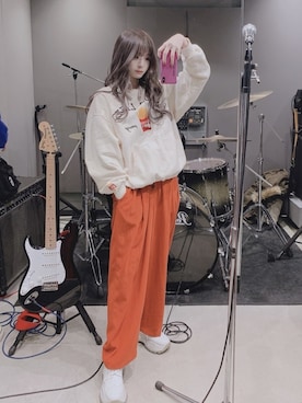 「Chaos（カオス）のアイテム」を使った、poyoさん（レディース・161cm）の冬コーディネート