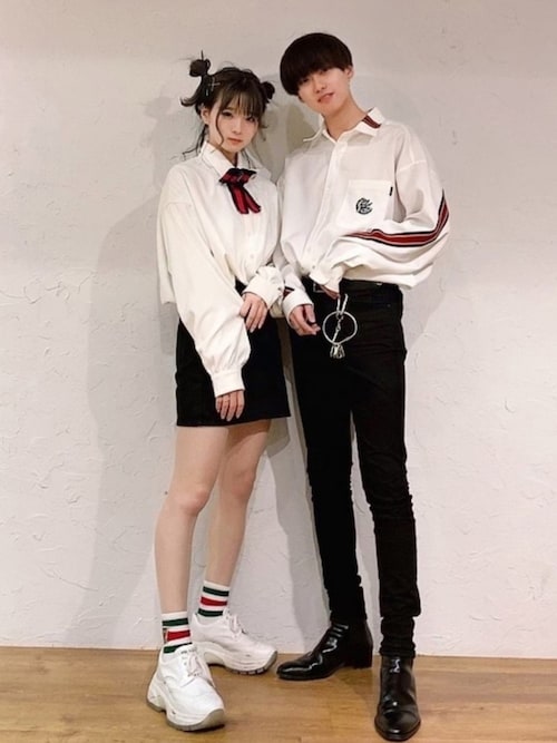GUCCI ウェブリボン ブローチ コサージュ（ブルー＆レッド) GUCCI（グッチ）の「Gucci - ウェブリボン ブローチ - women