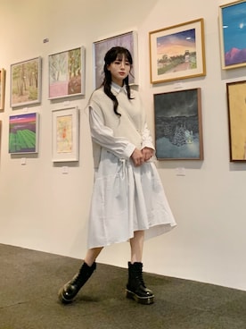 「BALENCIAGA（バレンシアガ）のアイテム」を使った、poyoさん（レディース・161cm）の秋コーディネート