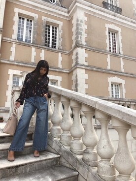 ALEXIA STAMさん（レディース・155cm）の秋コーディネート