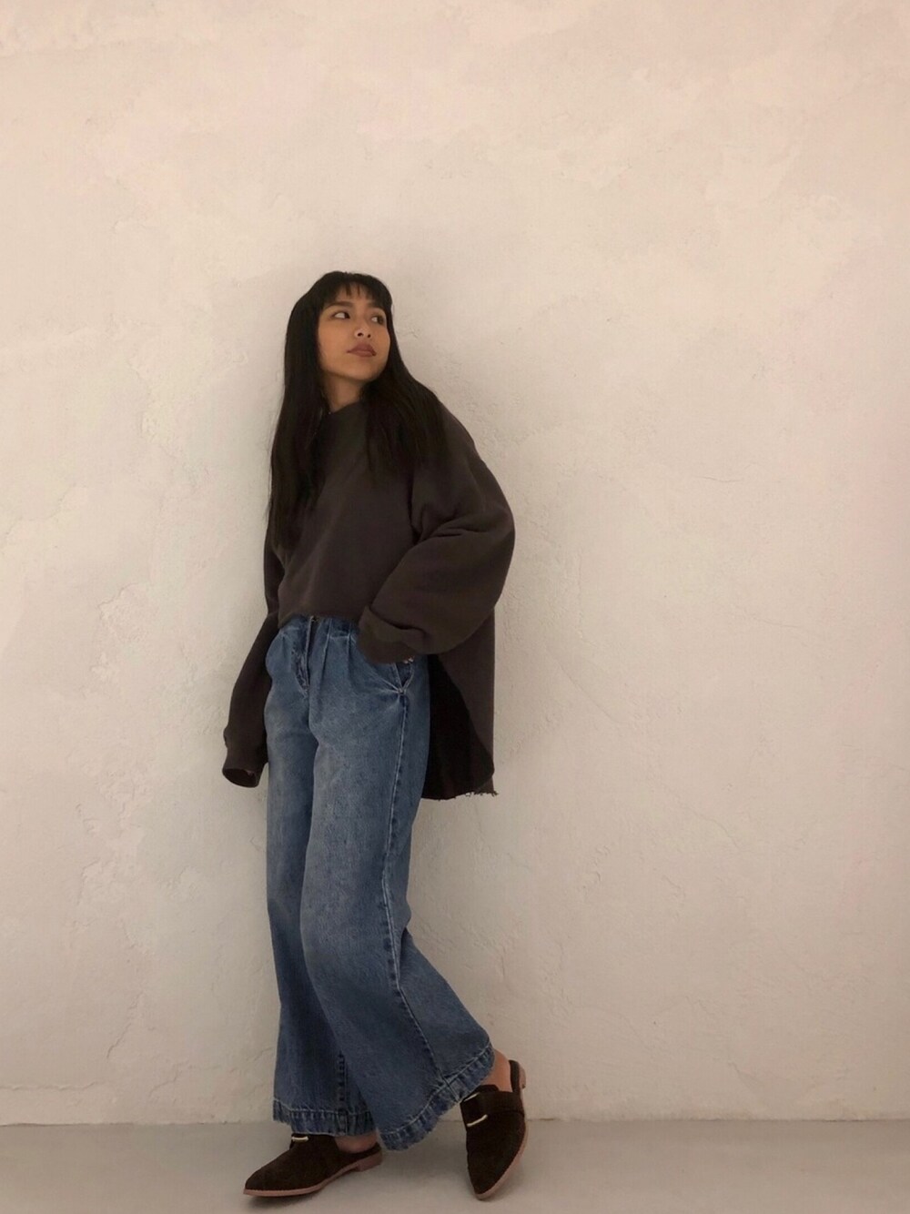 ALEXIA STAM（アリシアスタン）の「Front Wrap Wide Denim Pants