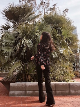 ALEXIA STAMさん（レディース・155cm）の冬コーディネート