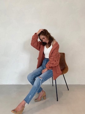 ALEXIA STAMさん(レディース・157cm)の冬コーディネート