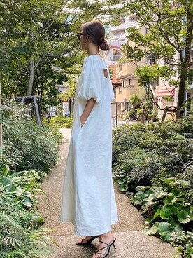 ALEXIA STAM（アリシアスタン）の「Square Neck Maxi Dress/スクエア ...