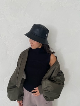 ALEXIA STAMさん（レディース・154cm）の秋コーディネート