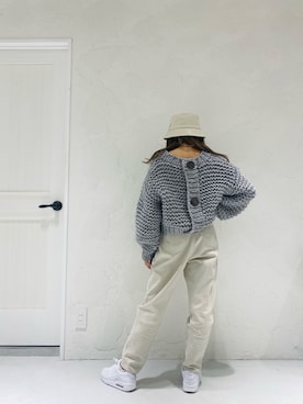 ALEXIA STAMさん（レディース・150cm）の冬コーディネート