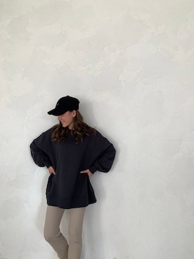 ALEXIA STAMさん（レディース・157cm）の冬コーディネート