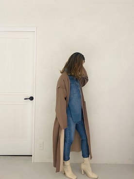 ALEXIA STAMさん（レディース・154cm）の冬コーディネート