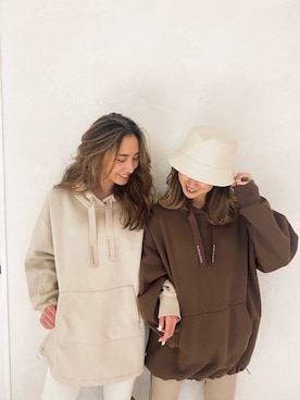 ALEXIA STAMさん（レディース・163cm）の冬コーディネート