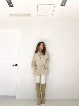 ALEXIA STAMさん（レディース・163cm）の冬コーディネート