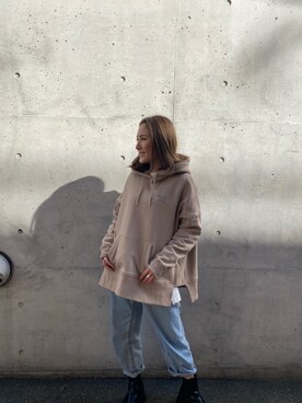 ALEXIA STAMさん（レディース・157cm）の冬コーディネート