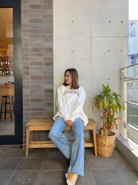 ALEXIA STAMさん(レディース・157cm)の冬コーディネート