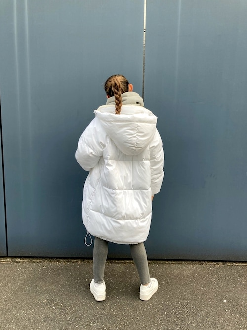 セール】Long Padded Coat/ロゴパデッドコート（ダウン