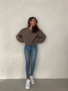 ALEXIA STAMさん（レディース・163cm）の春コーディネート