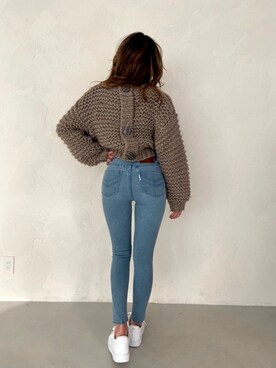 ALEXIA STAMさん（レディース・163cm）の春コーディネート