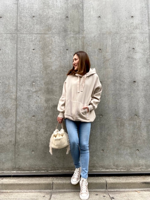 アリシアスタン　パーカー セール】Smooth Knit Hoodie /スムースニットフーディー