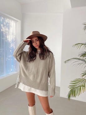 ALEXIA STAMさん(レディース・158cm)の春コーディネート