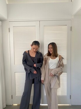 「ALEXIA STAM（アリシアスタン）のアイテム（その他アウター）」を使った、ALEXIA STAMさん（レディース・163cm）の春コーディネート