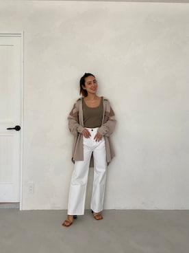「ALEXIA STAM（アリシアスタン）のアイテム（その他アウター）」を使った、ALEXIA STAMさん（レディース・154cm）の春コーディネート