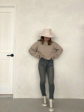 ALEXIA STAMさん（レディース・154cm）の春コーディネート