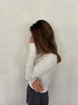 ALEXIA STAMさん（レディース・154cm）の春コーディネート