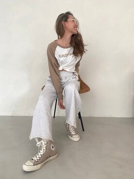 ALEXIA STAMさん（レディース・163cm）の春コーディネート