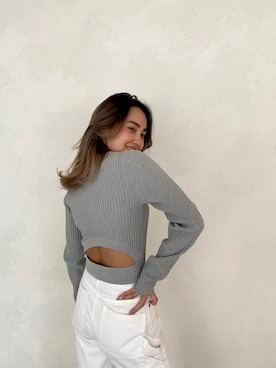 ALEXIA STAMさん（レディース・154cm）の春コーディネート