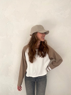 ALEXIA STAMさん（レディース・163cm）の春コーディネート