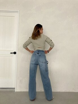 ALEXIA STAMさん（レディース・154cm）の春コーディネート