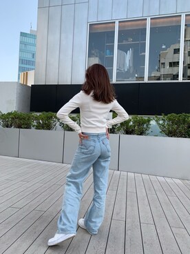 ALEXIA STAMさん（レディース・157cm）の春コーディネート