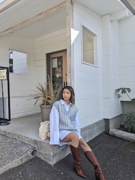 ALEXIA STAMさん(レディース・153cm)の春コーディネート