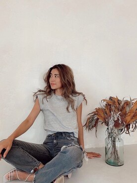 ALEXIA STAMさん（レディース・158cm）の春コーディネート