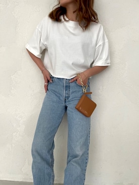 ALEXIA STAMさん（レディース・157cm）の春コーディネート