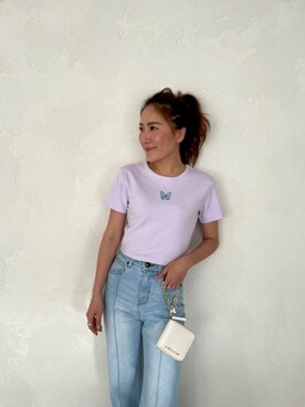 ALEXIA STAMさん（レディース・157cm）の春コーディネート