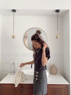 ALEXIA STAMさん(レディース・158cm)の夏コーディネート