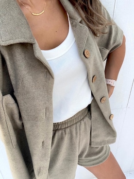 ALEXIA STAMさん（レディース・153cm）の夏コーディネート