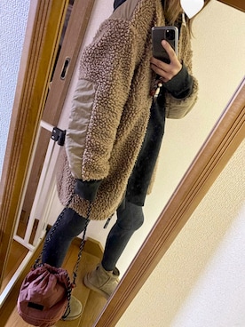 Rikoさん（レディース・152cm）の冬コーディネート