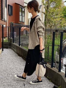 Rikoさん（レディース・152cm）の春コーディネート