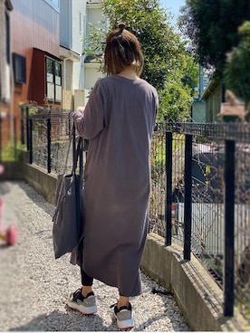 「ハーフアップ」｜「アイテム（その他）」を使った、R×R×Rさん（レディース・152cm）の春コーディネート