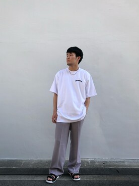 「CLANE（クラネ）のアイテム（トップス）」を使った、tatsuki_shiibaさん（メンズ・172cm）の春コーディネート