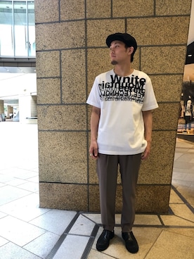 「STUDIOUS（ステュディオス）のアイテム（パンツ）」を使った、tatsuki_shiibaさん（メンズ・172cm）の夏コーディネート