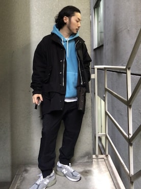 「アイテム（ブルゾン）」を使った、tarotarotaro27さん（メンズ・169cm・30代）の冬コーディネート