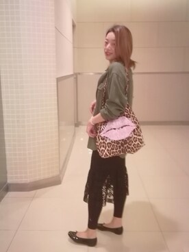 梨佳さん（レディース・163cm）の春コーディネート