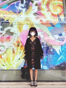 「MONKI（モンキ）のアイテム（スカート、その他）」を使った、leegali-さん（レディース）の春コーディネート