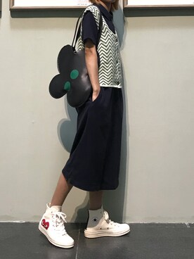 「MUJI」｜「アイテム（その他シューズ）」を使った、leegali-さん（レディース・147cm）の秋コーディネート