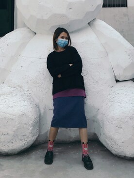 「MONKI」｜leegali-さん（レディース・147cm）の冬コーディネート