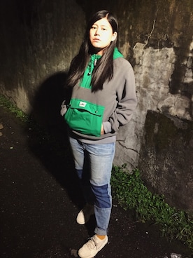 「PENFIELD USA（ペンフィールドユーエスエー）のアイテム」を使った、Huahuaさん（レディース・165cm）の春コーディネート