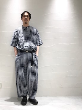 dai＿miyagiさんの「Ｋｕｎｇ ｆｕ シャツ/カンフーシャツ/ビックシルエット/セットアップ」を使ったコーディネート