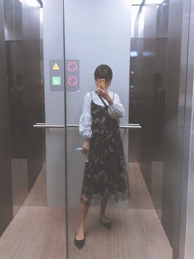 「PULL&BEAR（プルアンドベア）のアイテム（ワンピース/ドレス）」を使った、wang13wangさん（レディース・161cm）の夏コーディネート