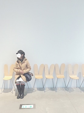 「AIGLE（エーグル）のアイテム（ブーツ）」を使った、sa…⁂さん（レディース・152cm）の冬コーディネート